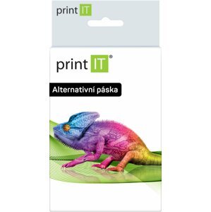 PRINT IT páska 11268 černá/transparentní 12mm pro tiskárny Dymo - PI-2076