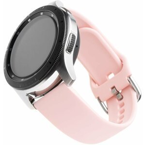 FIXED silikonový řemínek pro smartwatch, šířka 22mm, růžová - FIXSST-22MM-PI