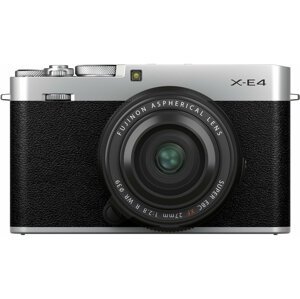 Fujifilm X-E4 + XF27mm, stříbrná - 16673938