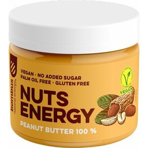 NUTS ENERGY 100%, oříškové máslo, arašídové, 300g - 08594068262767
