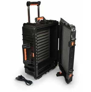 PORT CONNECT Rolling charging cabinet, nabíjecí přepravní kufr na kolečkách pro 12 zařízení, černá - 901952