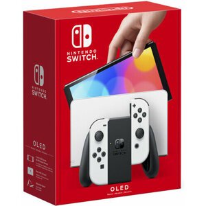 Nintendo Switch – OLED Model, bílá - NSH008