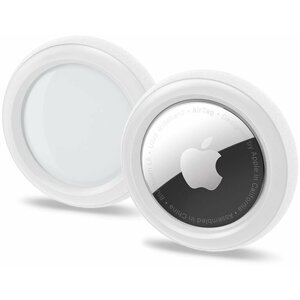 Spigen Silicone Fit pro Apple AirTag, 2ks, bílá - AHP03071