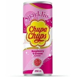 Chupa Chups Raspberry & Creme, malina/smetana, 250ml - 08801069413099