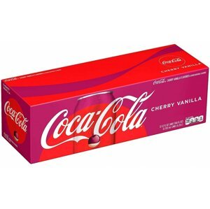Coca-Cola Cherry Vanilla, třešeň/vanilka, 335 ml, 12ks - 0049000093285