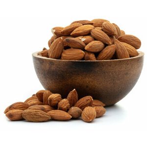 GRIZLY ořechy - mandle Natural, neloupané, 500g - MNN500