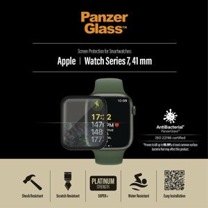 PanzerGlass ochranné sklo Apple Watch Series 7 40mm, antibakteriální - 2018