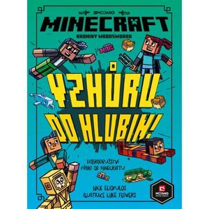 Kniha Minecraft: Kroniky Woodswordu - Vzhůru do hlubin, 3.díl - 09788025246351