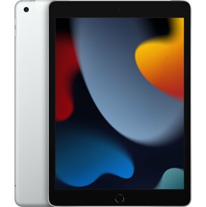 Apple iPad 2021, 64GB, Wi-Fi + Cellular, Silver - MK493FD/A
