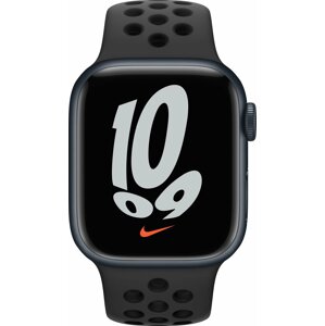 Apple Watch Nike Series 7 Cellular 41mm, Midnight, Anthracite Black Sport Band - MKJ43HC/A