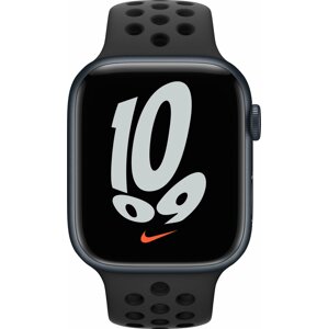 Apple Watch Nike Series 7 GPS, 45mm, Midnight, Anthracite Black Sport Band - MKNC3HC/A