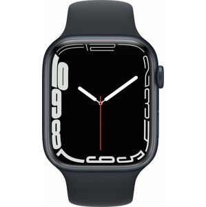 Apple Watch Series 7 GPS 45mm, Midnight, Midnight Sport Band - MKN53HC/A
