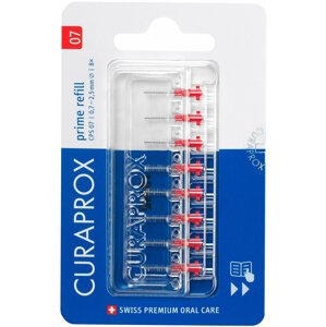 Mezizubní kartáček CURAPROX CPS07 prime refill, 8ks, červená - 73340432