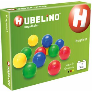 Kuličky HUBELINO, pro kuličkovou dráhu, 12ks - 420336