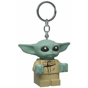 Klíčenka LEGO Star Wars - Baby Yoda, svítící figurka - LGL-KE179