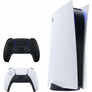 PlayStation 5 + ovladač DualSense Midnight Black - PS719709190+PS719399605