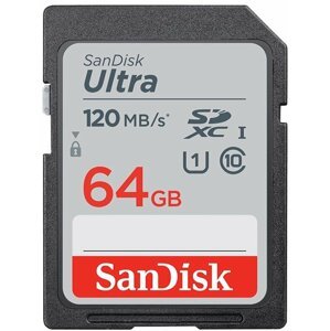SanDisk Ultra SDXC 64GB 120MB/s Class10 UHS-I - SDSDUN4-064G-GN6IN