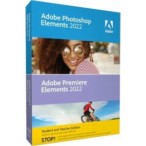 Adobe Photoshop & Premiere Elements 2022 CZ (Studenti a učitelé) - BOX - 65319130