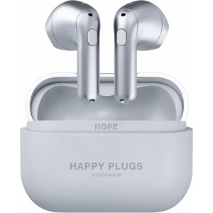 Happy Plugs Hope, stříbrná - 1702