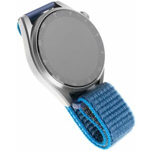 FIXED nylonový řemínek pro smartwatch, 20mm, modrá - FIXNST-20MM-DBL