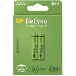 GP nabíjecí baterie ReCyko 650 AAA (HR03), 2ks - 1032122060
