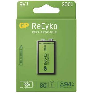 GP nabíjecí baterie ReCyko 9V, 1ks - 1032521020