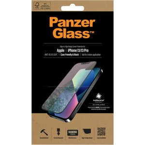 PanzerGlass ochranné sklo Edge-to-Edge s Anti-Bluelight pro Apple iPhone 13 / 13 Pro, černá - PRO2757