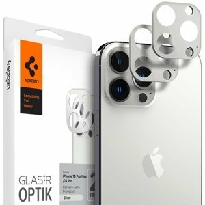 Spigen ochranné sklo tR Optik pro iPhone 13 Pro/Max, 2ks, stříbrná - AGL04033