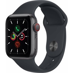 Apple Watch SE Cellular 40mm Space Grey, Midnight Sport Band - MKR23HC/A