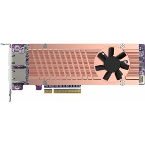 QNAP QM2-2P410G2T - rozšiřující karta pro disky SSD M.2 2280 PCIe, (Gen4 x8) - QM2-2P410G2T