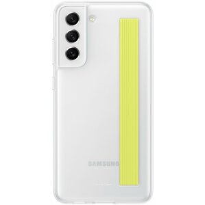 Samsung poloprůhledný zadní kryt s poutkem pro Galaxy S21 FE, bílá - EF-XG990CWEGWW