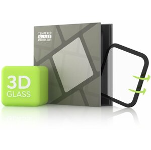 TGP ochranné sklo pro Amazfit Zepp E Quadrate - 3D Glass, voděodolné - TGR-ZEQ-BL