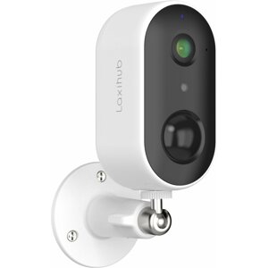 Laxihub W1 Wi-Fi bezdrátová nabíjecí bezpečnostní kamera, bílá - W1
