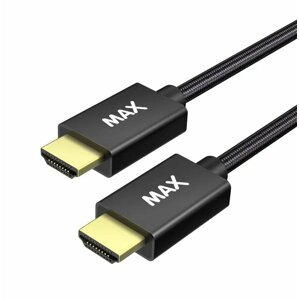 MAX kabel HDMI 2.1, opletený, 3m, černá - 3014231