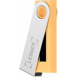 Ledger Nano S Saffron Yellow, hardwarová peněženka na kryptoměny - LEDGERY