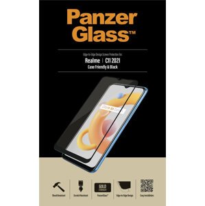 PanzerGlass ochranné sklo Edge-to-Edge pro Realme C11 (2021), černá - 4237