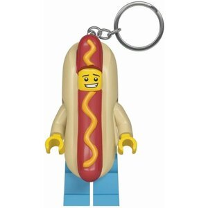 Klíčenka LEGO Iconic Hot Dog, svítící figurka - LGL-KE119