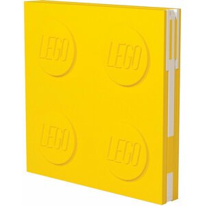 Zápisník LEGO, s gelovým perem, žlutá - 52441