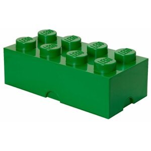 Úložný box LEGO, velký (8), tmavě zelená - 40041734