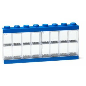 Sběratelská skříňka LEGO na 16 minifigurek, modrá - 40660005