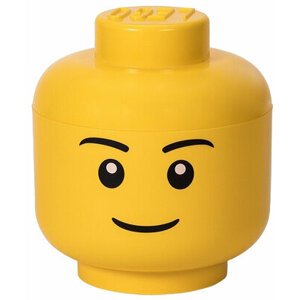 Úložný box LEGO Hlava - chlapec (L) - 40321724