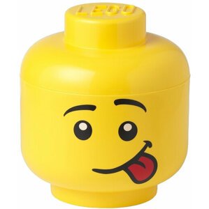 Úložný box LEGO Hlava - silly (L) - 40321726