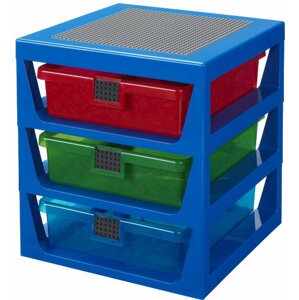 Organizér LEGO, 3 zásuvky, modrá - 40950002