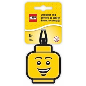 Jmenovka na zavazadlo LEGO Iconic - Hlava kluka - 51167