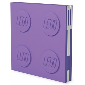 Zápisník LEGO, s gelovým perem, světle fialová - 52445