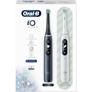 Oral-B magnetický zubní kartáček iO Series 7 Duo Black/White - 10PO010401
