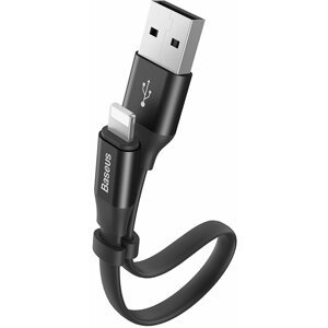 Baseus nabíjecí / datový kabel Nimble Series USB-A - Lightning, plochý, 23cm, černá - CALMBJ-B01