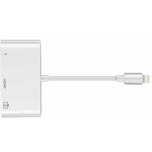 COTEetCI adaptér 3v1 Lightning na HDMI, USB-A a Lightning - 33007