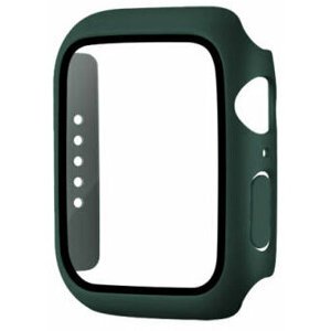 COTEetCI polykarbonátové pouzdro s ochranou displeje pro Apple Watch 7 45mm, zelená - 25003-GR