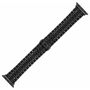 COTEetCI ocelový pásek Excellence pro Apple Watch 42 / 44mm / 45mm, černá - WH5242-BK